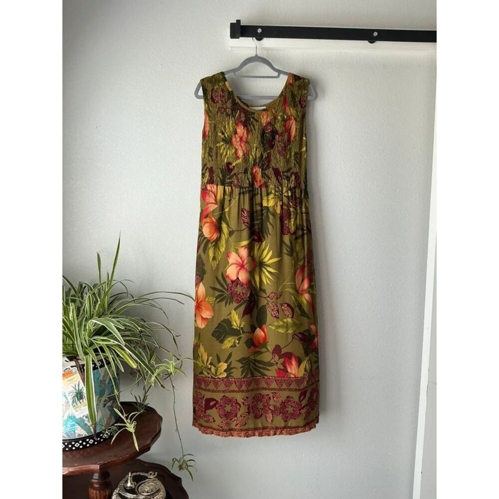 Madison Leigh Tropical Floral Maxi Dress - 18W